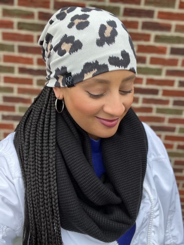 Chunky Knit Infinity Scarves - M/L / Black - Scarf