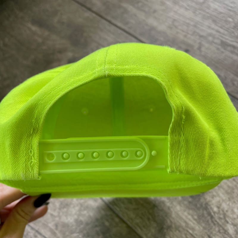 Neon Yellow Embroidered Hat (Baby) - Hats