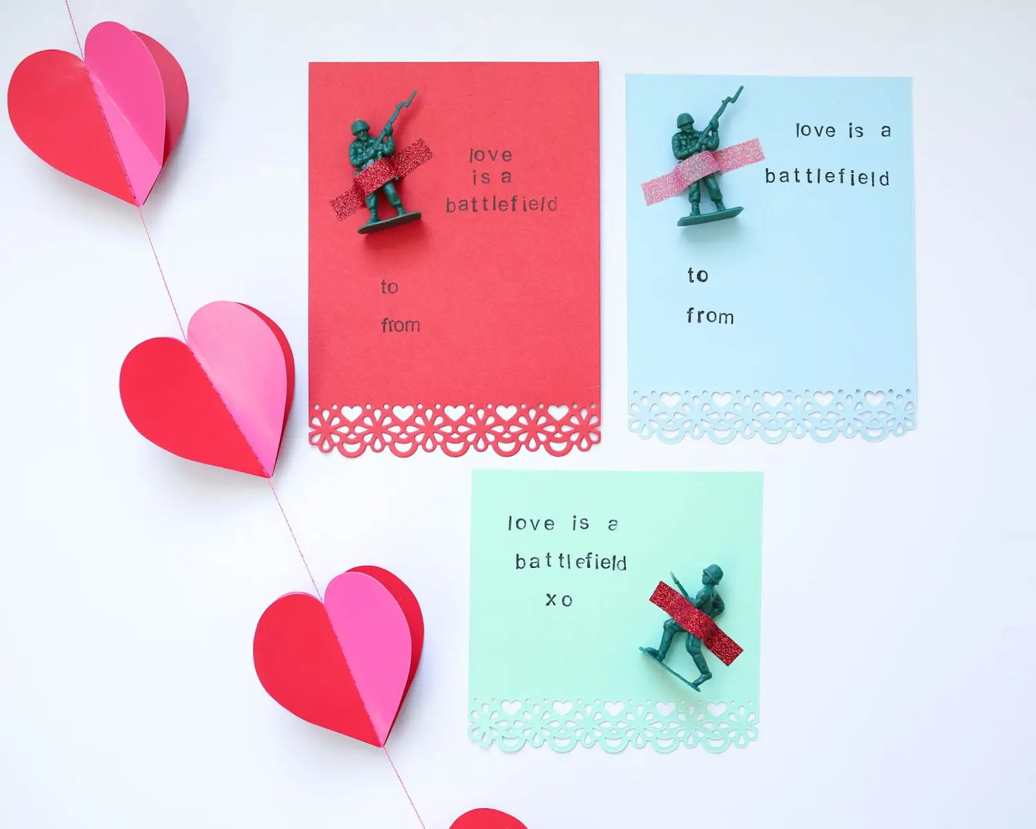 3 Diy Non-Candy Valentines Day Cards
