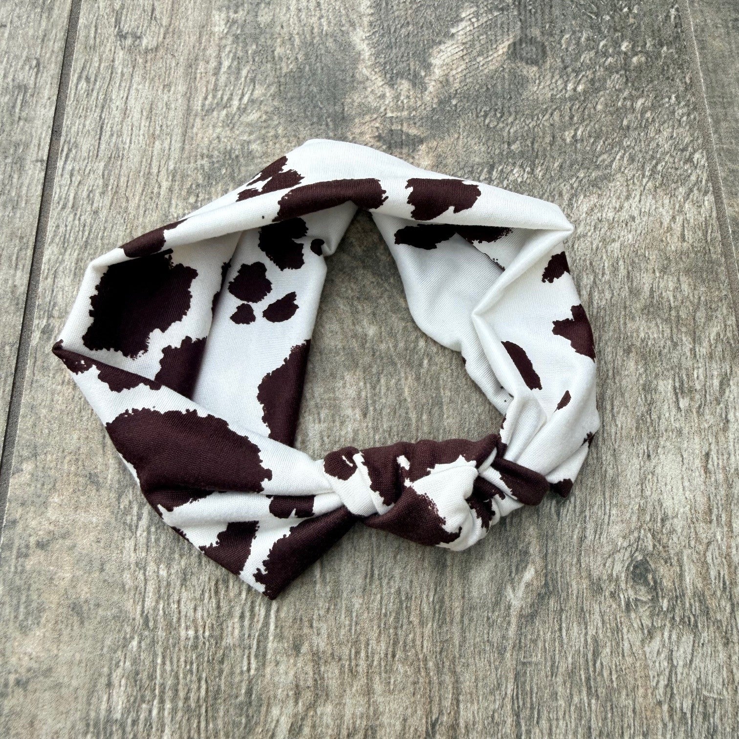 Cow Print | Knotted Headband