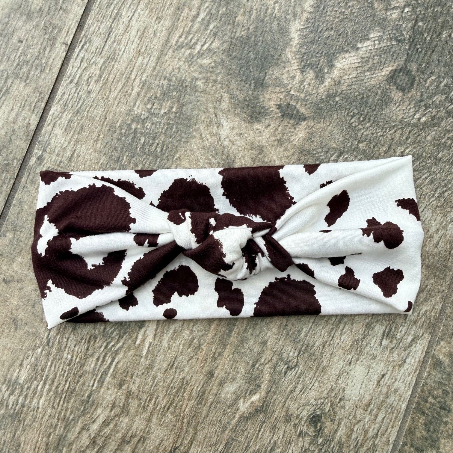 Cow Print | Knotted Headband