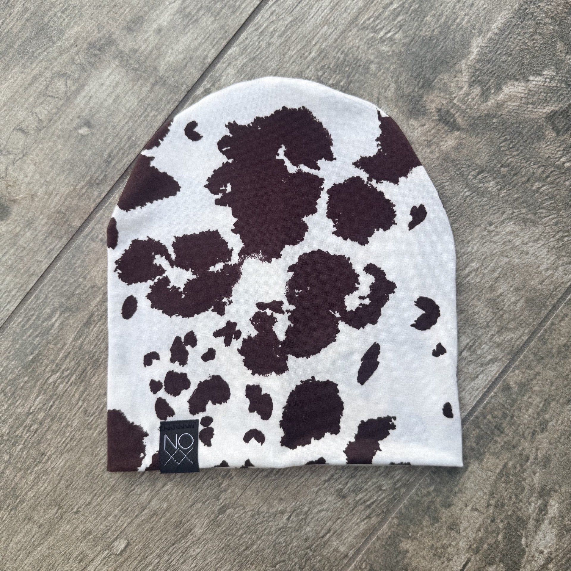 Cow Print | Jersey Knit Beanie