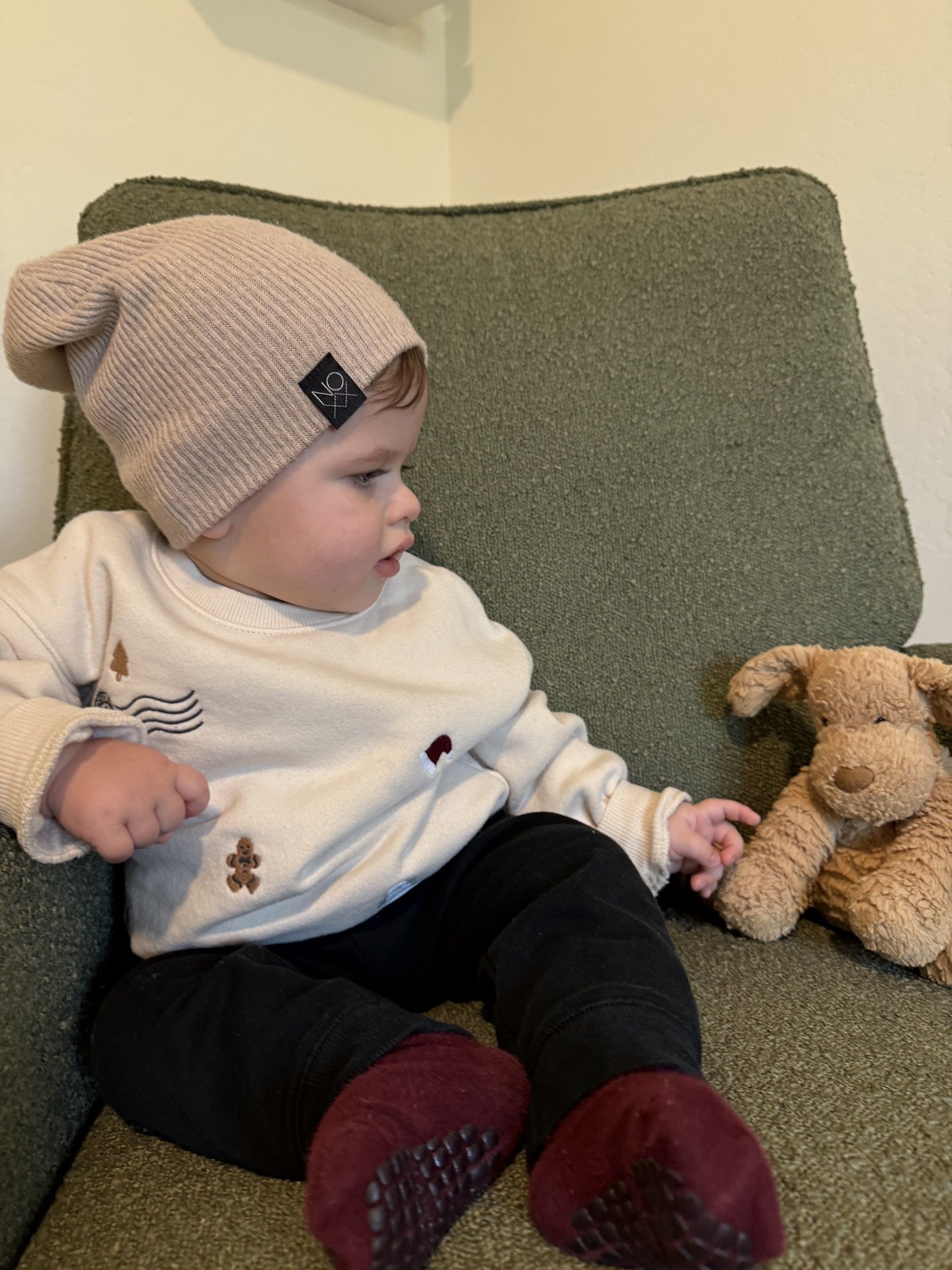 Light Tan | Cozy Ribbed Knit Beanie