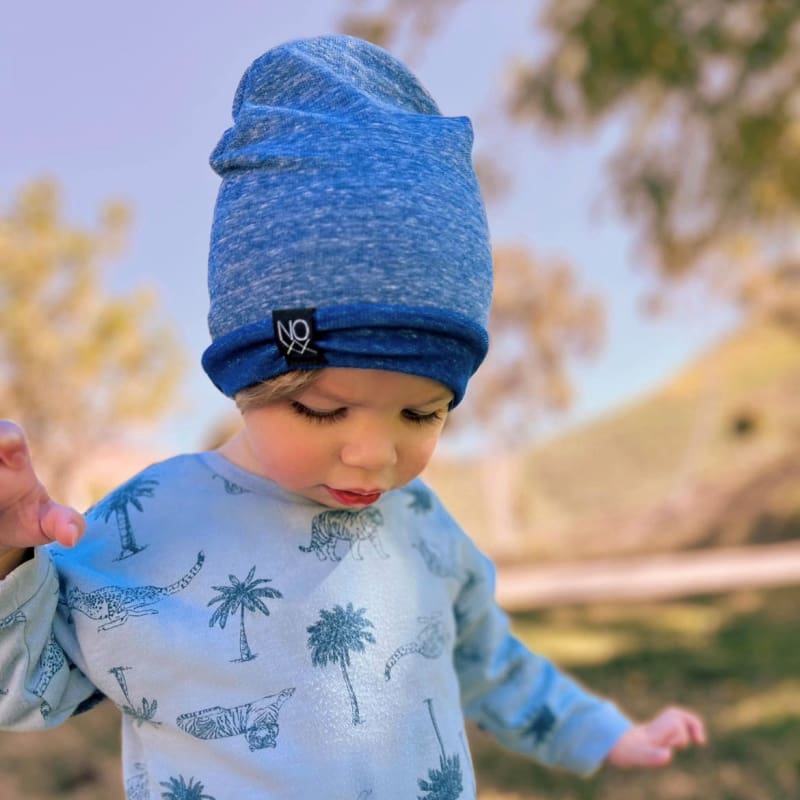 Blue 2-Tone | Signature Style Beanie - Beanies