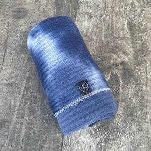 Blue/White Tie-Dye | Swaddle or Kids Throw Blanket - blankets