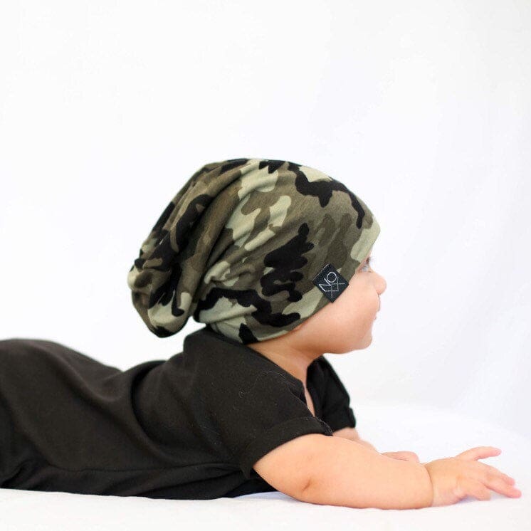 Camouflage | Jersey Knit Beanie - Beanies