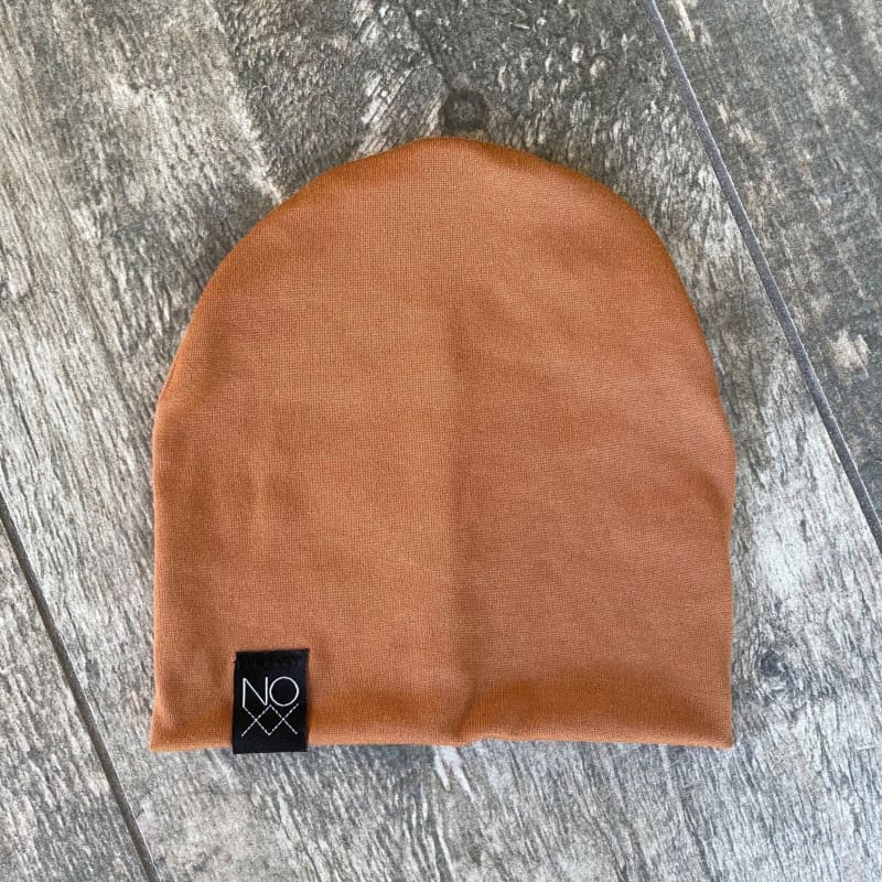 Caramel | Jersey Knit Beanie - Beanies