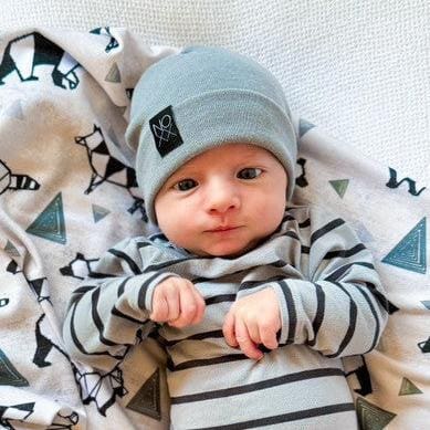 美品 chiiiibag Knit Beanie gray Cement Gray | Sweater Knit Beanie - NOXX
