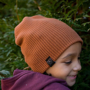 Chunky Knit Beanie | Caramel - Beanies