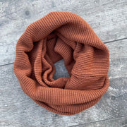 Chunky Knit Infinity Scarf | Caramel - Scarf