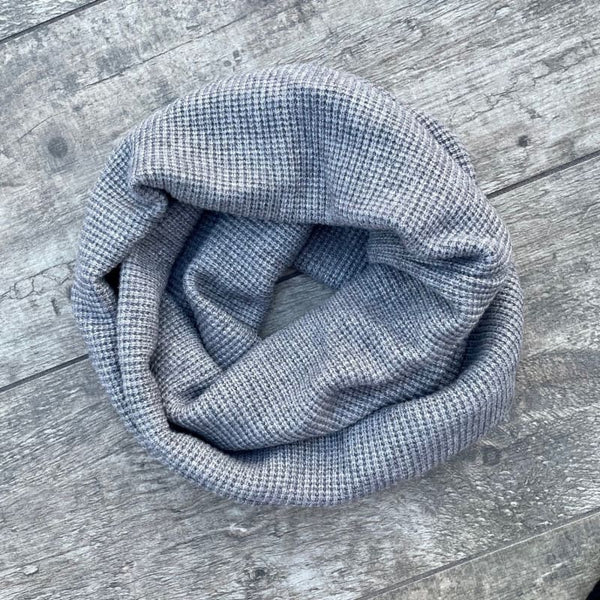 Chunky Knit Infinity Scarf | Gray - NOXX