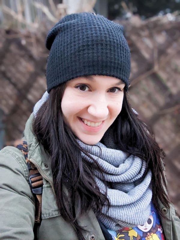 Chunky Knit Infinity Scarf | Gray - NOXX