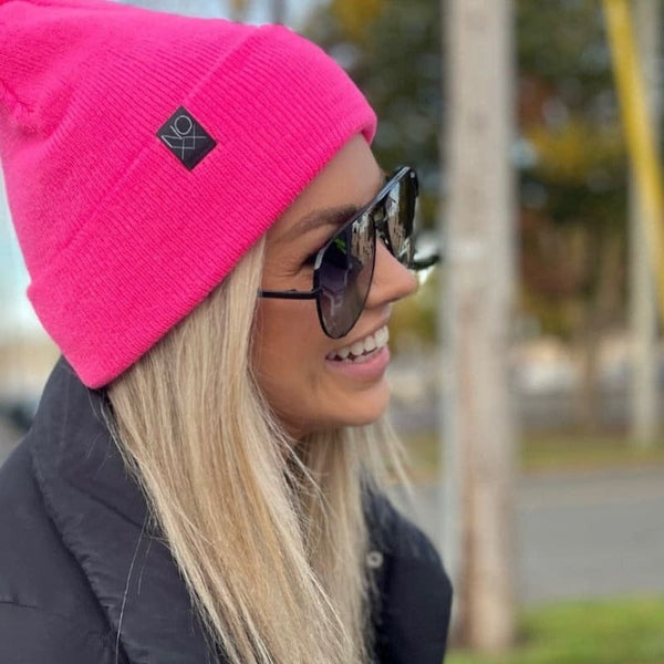 cuff-knit-beanies-neon-pink-10  display picture 3