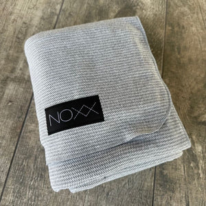 Gray Herringbone | Personal Travel Blanket - blankets
