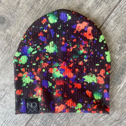 PRE-ORDER: Halloween Paint Splatter Beanie (Ships by 9/5) - Promo