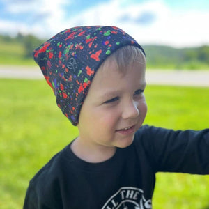 PRE-ORDER: Halloween Paint Splatter Beanie (Ships by 9/5) - Promo