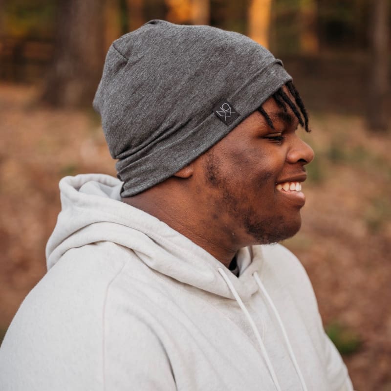 Charcoal Gray Beanies Heather Charcoal Jersey Knit Beanie