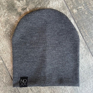 charcoal slouchy beanie
