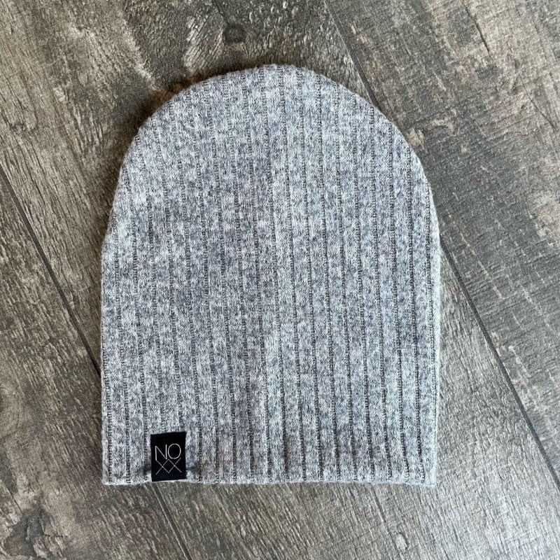 Heather Gray | Cozy Ribbed Knit Beanie - Beanies