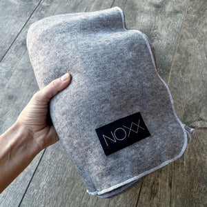 Heather Gray Travel Blanket - blankets