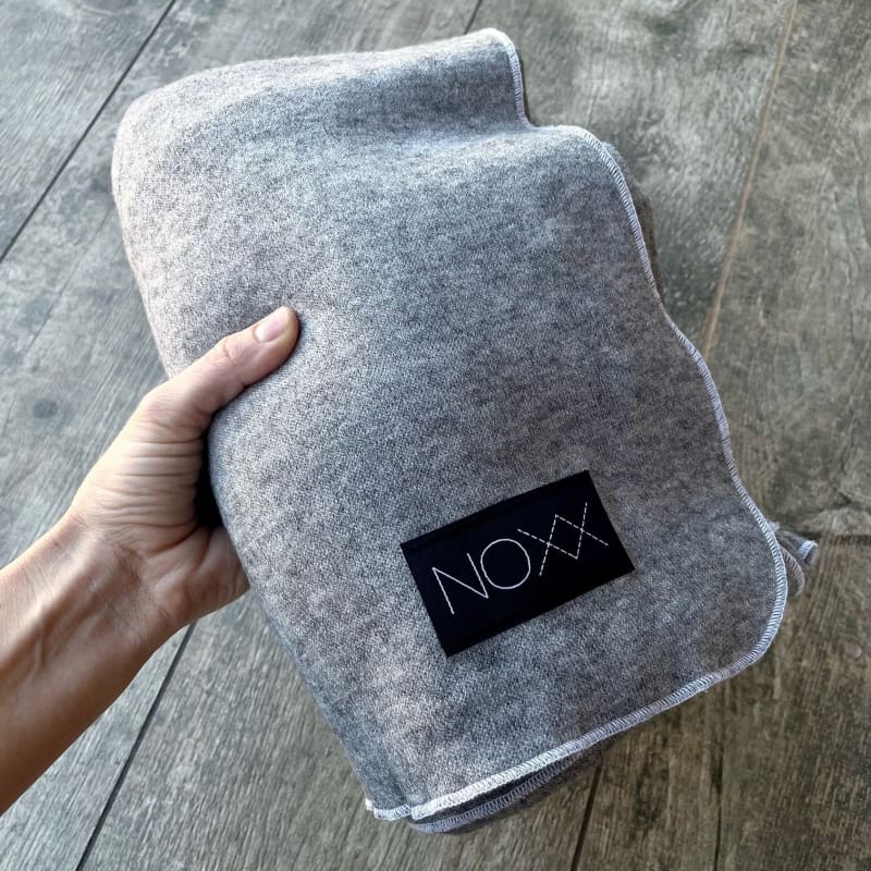 Heather Gray Travel Blanket - blankets