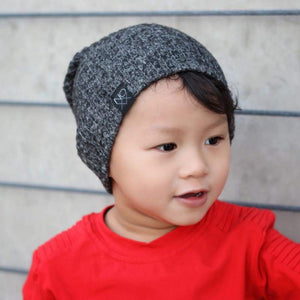 Heather Charcoal | Cozy Ribbed Knit Beanie - Beanies