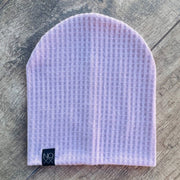 Lilac | Cozy Waffle Knit Beanie - Beanies