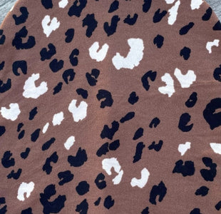 Multiple Color Choices | Jersey Knit Burp Cloths - Brown Cheetah Print - Burp Cloth