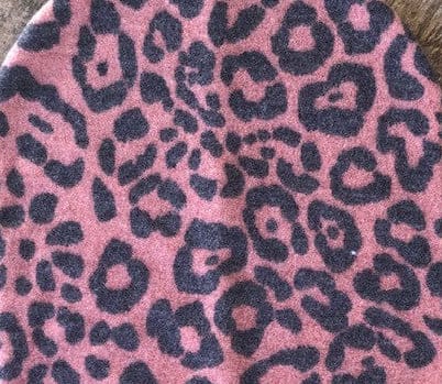 Multiple Color Choices | Sweater Knit Burp Cloths - Clay Cheetah Print - Burp Cloth