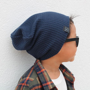 Navy | Cozy Waffle Knit Beanie - Beanies