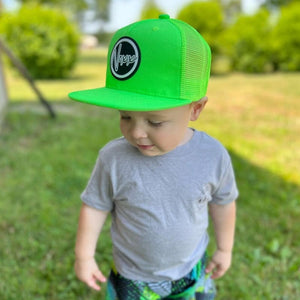 Neon Green Trucker Hat (Toddler Youth Adult) - Hats