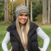 New Camo | Cozy Sweater Knit Beanie - Beanies