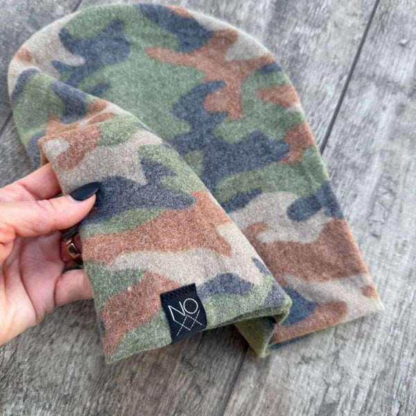 New Camo | Cozy Sweater Knit Beanie - NOXX