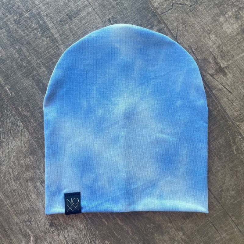 Ocean Blue Tie-Dye | Jersey Knit Beanie - Beanies