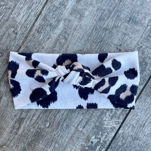 Off-White Cheetah | Knotted Headband - Headbands