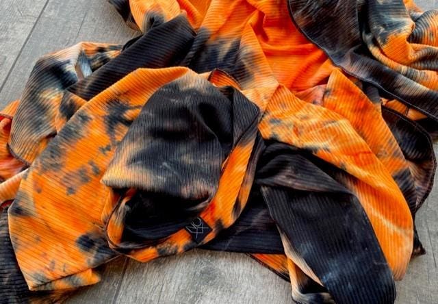 Pumpkin Smash Tie-Dye | Swaddle or Kids Throw Blanket - blankets