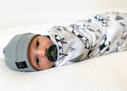 Origami Forest Animals | Swaddle or Kids Throw Blanket - blankets