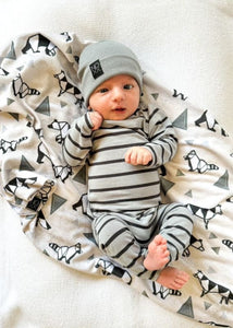 Origami Forest Animals | Swaddle or Kids Throw Blanket - blankets
