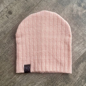 Peachy Keen | Sweater Knit Beanie - Beanies