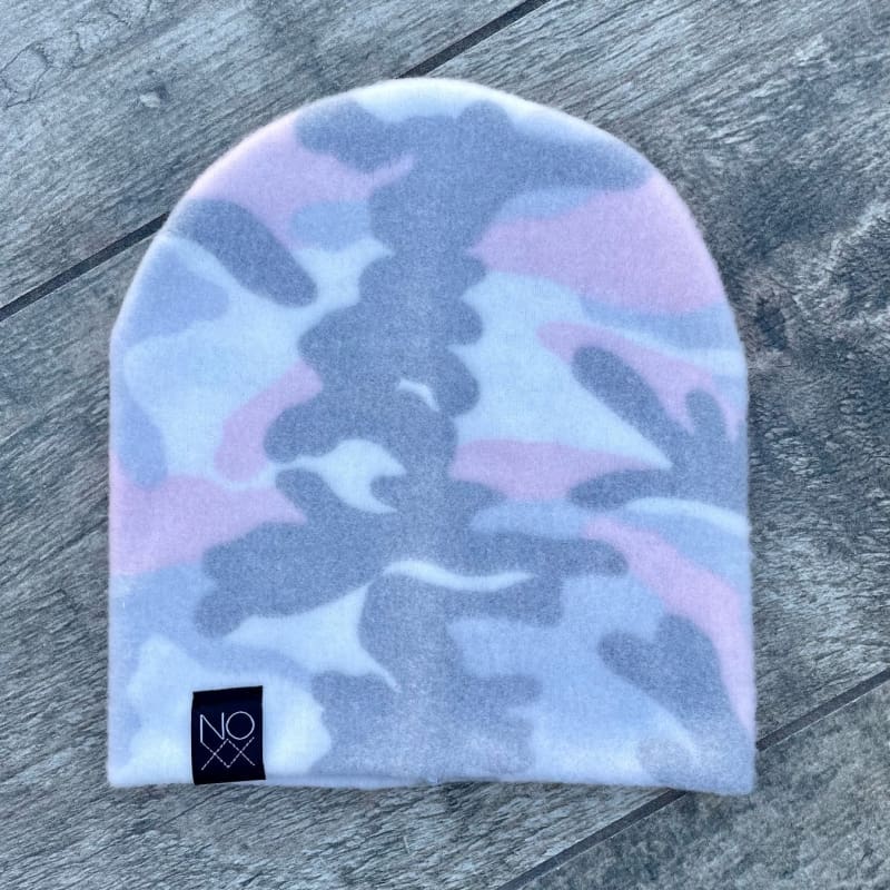 Pink Camo | Cozy Sweater Knit Beanie - Beanies