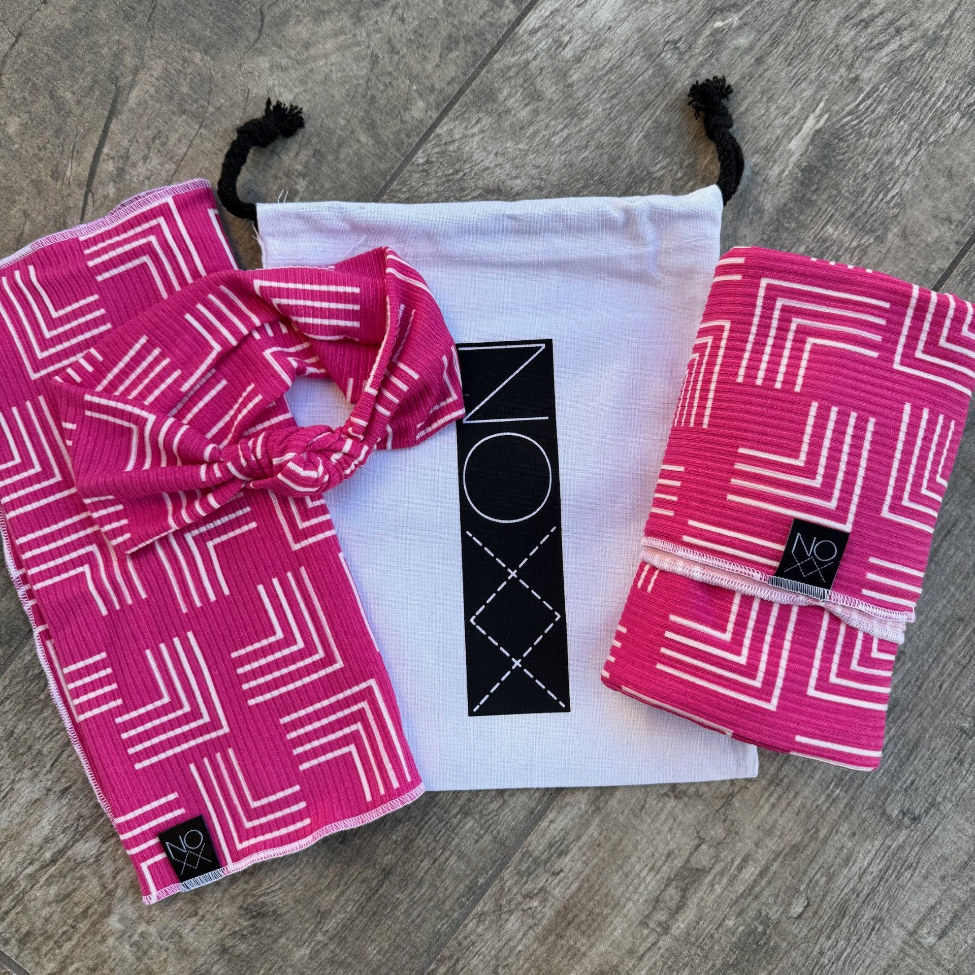 Pink Geo Print | Infant Baby Bundle