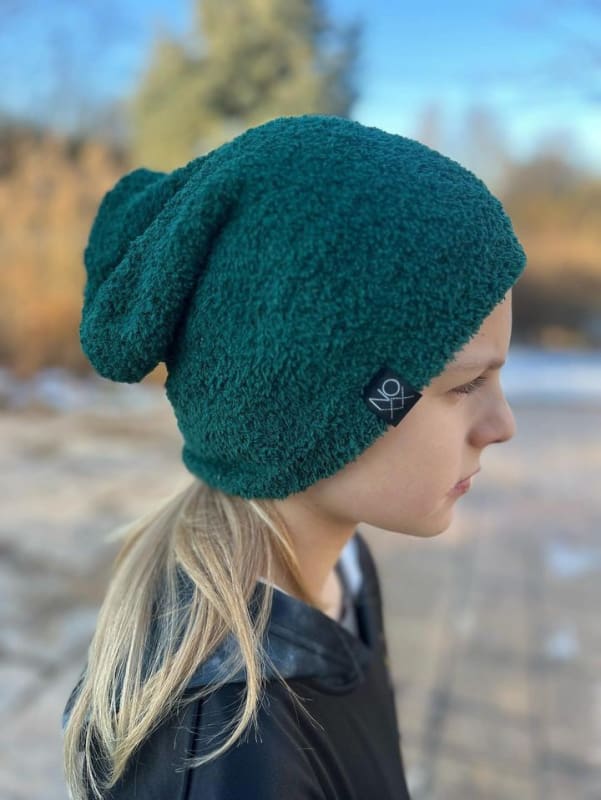 Plush Teddy Beanie | Pine - Beanies