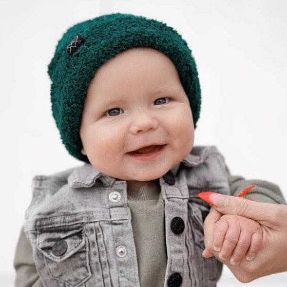 Plush Teddy Beanie | Pine - Beanies