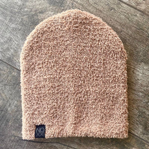 Plush Teddy Beanie | Tan - Beanies