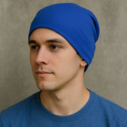 Royal Blue | Jersey Knit Beanie - Beanies