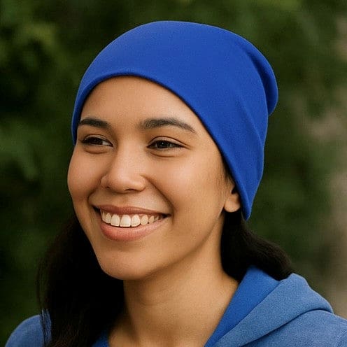 Royal Blue | Jersey Knit Beanie - Beanies