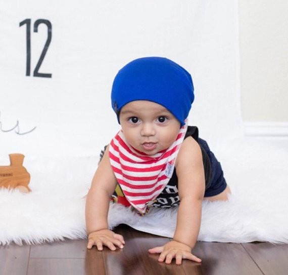 Royal Blue | Jersey Knit Beanie - Beanies