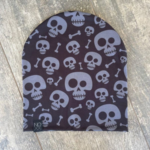 Skulls & Bones | Jersey Knit Beanie - Beanies