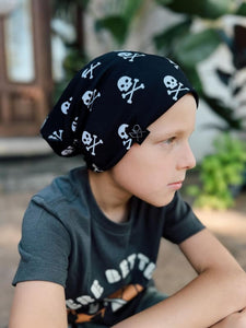 Skulls | Jersey Knit Beanie - Beanies