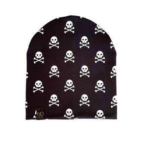 Skulls | Jersey Knit Beanie - Beanies